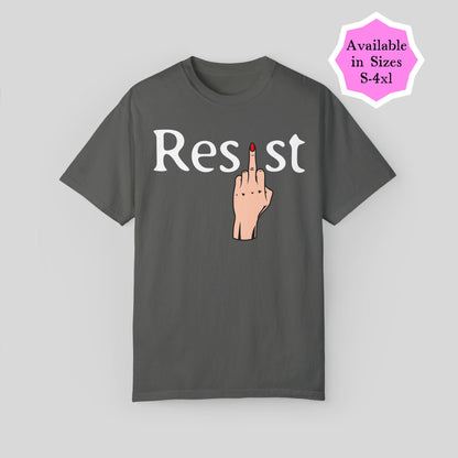 Resist Anti-Trump t-shirt f*ck the patriarchy tee anti-fascist protestor gift womens rights shirt f*ck fascism political tee f*ck ICE merch
