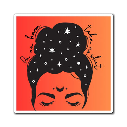 Do No Harm Take No Shit magnet f*ck the patriarchy decal funny feminist gift f*ck Trump merch political magnet, liberal progressive
