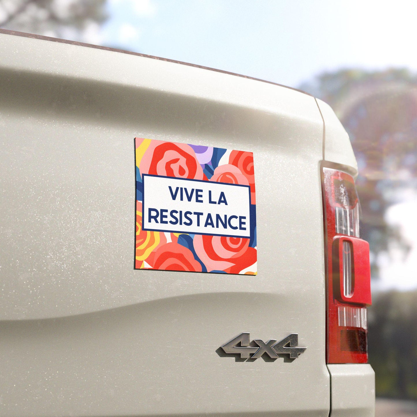Vive la resistance car magnet anti Trump bumper sticker resist car decal revolutionary car magnet political gift idea feminist car magnet