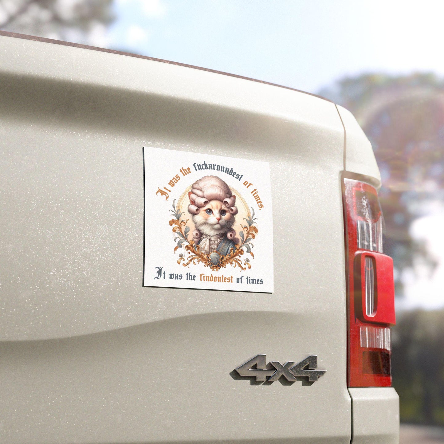 FAFO car magnet subtle anti Trump bumper sticker FDT car decal leopards eating faces party car magnet funny f*ck Trump gift hands off decal