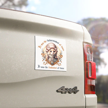 FAFO car magnet subtle anti Trump bumper sticker FDT car decal leopards eating faces party car magnet funny f*ck Trump gift hands off decal