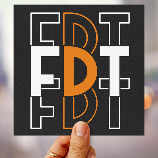 FDT car magnet subtle anti Trump bumper sticker political car decal funny political gift idea feminist car magnet political car decal resist