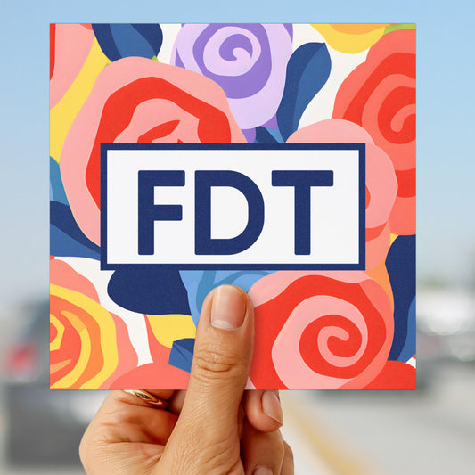 FDT car magnet subtle fuck Trump bumper sticker