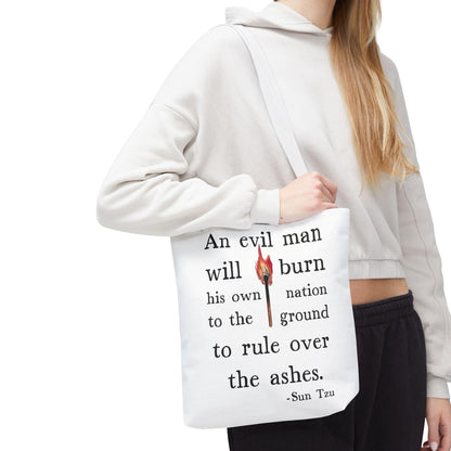 no kings in America gift idea pro democracy political tote bag