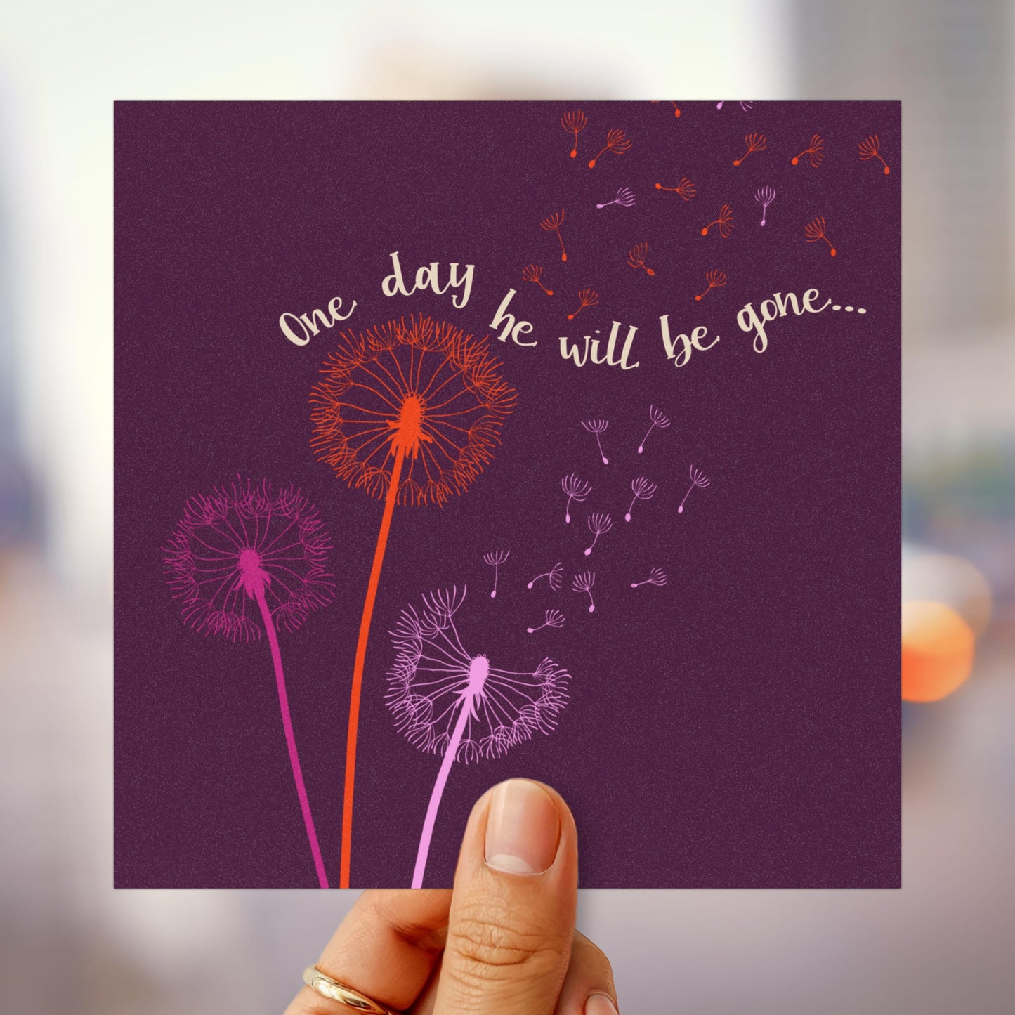 Subtle fuck Trump car magnet