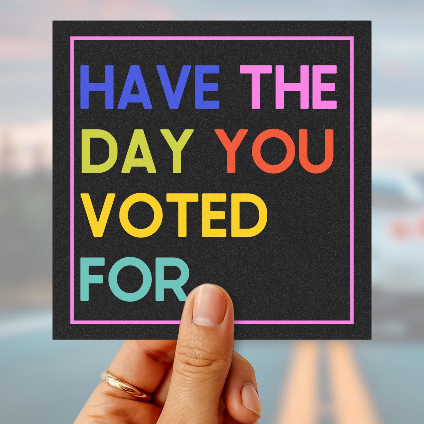 Anti Trump car magnet FDT bumper sticker leopards eating faces car decal anti MAGA car magnet hands off protest gift idea resist car magnet