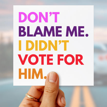 Anti Trump car magnet FDT bumper sticker anti fascism car magnet funny political gift idea resist car decal defend democracy car magnet