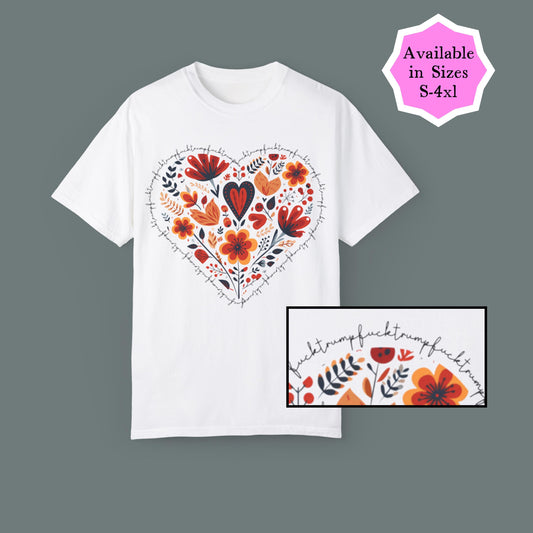 Subtle f*ck Trump shirt FDT anti-Trump tee funny feminist gift progressive liberal apparel anti-fascist merch womens rights shirt lgbtq