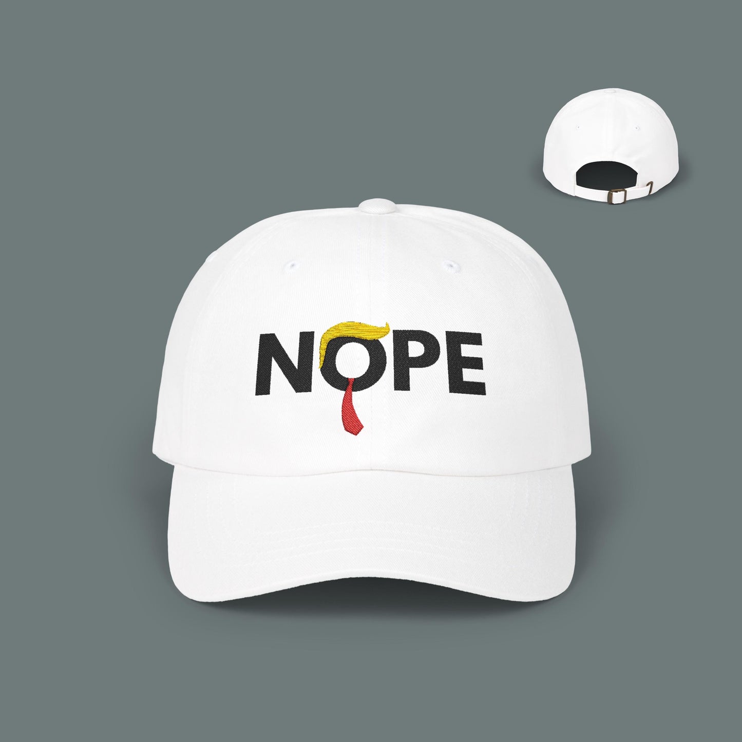 Subtle f*ck Trump hat Anti-Trump Anti-MAGA baseball cap antifascist activist gift Pro-Ukraine Pro-democracy merch Never Trumper gift