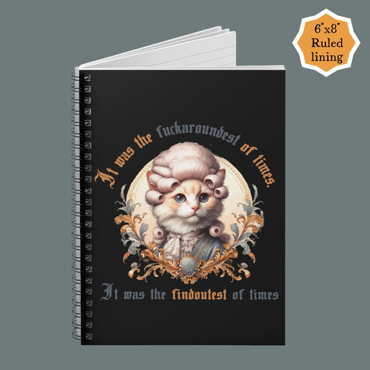 FAFO f*ck Trump journal FDT notebook Leopards eating faces party gift funny feminist gift pro choice rococo cat childless cat lady