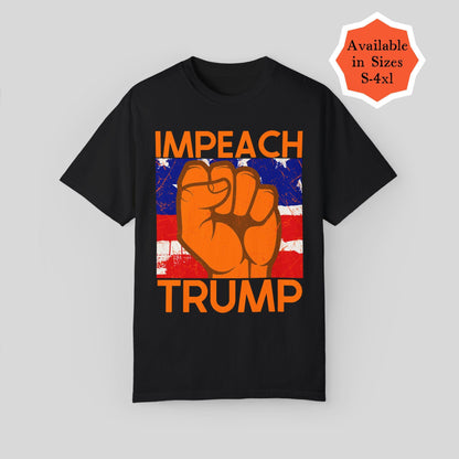 Impeach Trump t-shirt anti-Trump tee leopards eating faces party top funny feminist gift activist apparel pro-democracy anti-MAGA merch