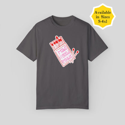 Make Good Trouble t-shirt subtle f*ck Trump tee anti-MAGA merch political activist shirt anti-fascism resist apparel protest shirt f*ck ICE