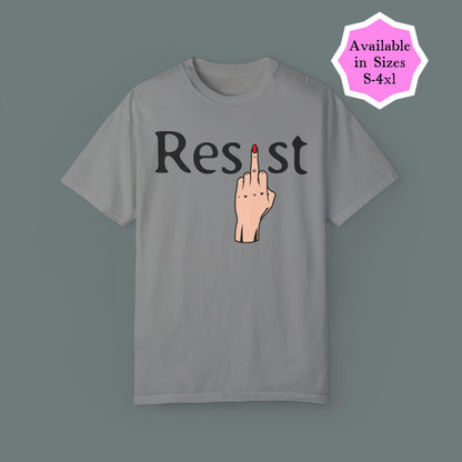 Resist Anti-Trump t-shirt f*ck the patriarchy tee anti-fascist protestor gift womens rights shirt f*ck fascism political tee f*ck ICE merch