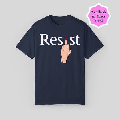Resist Anti-Trump t-shirt f*ck the patriarchy tee anti-fascist protestor gift womens rights shirt f*ck fascism political tee f*ck ICE merch