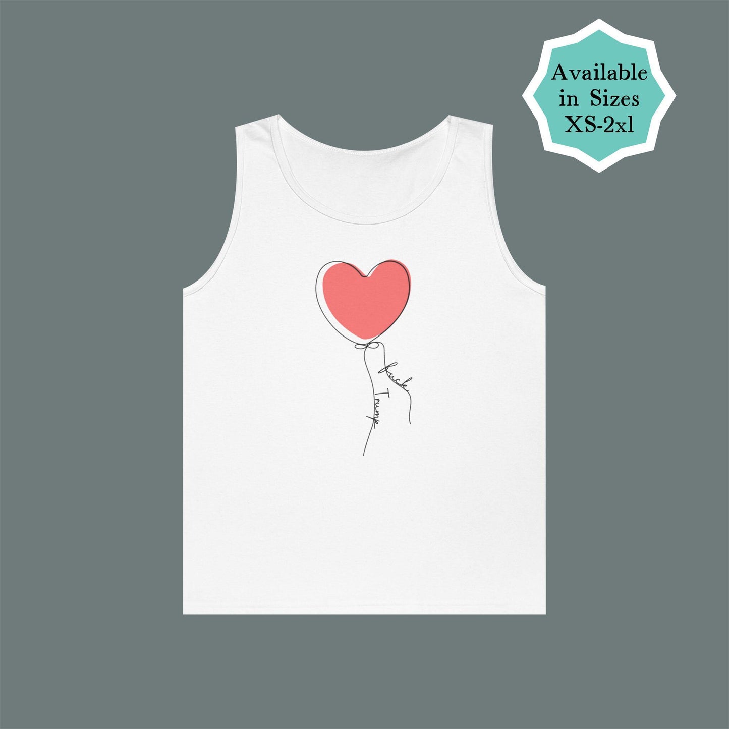 Subtle fuck Trump tank top Anti-Trump pro-democracy shirt not my president merch political apparel protest tee leopards eating faces party