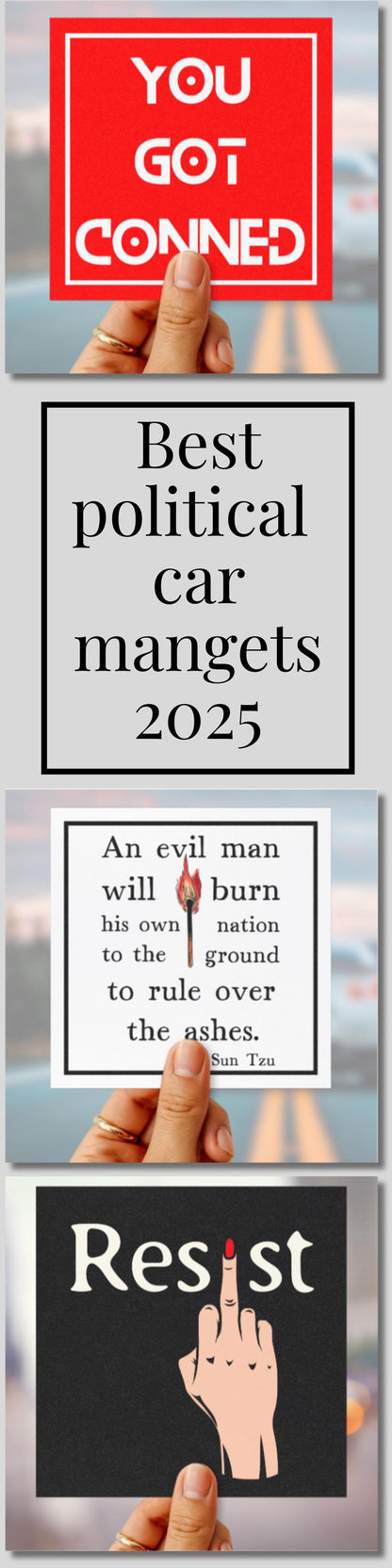 Anti MAGA car magnet FDT bumper sticker anti Trump gift idea political car magnet resist sticker not my president car magnet is he dead yet