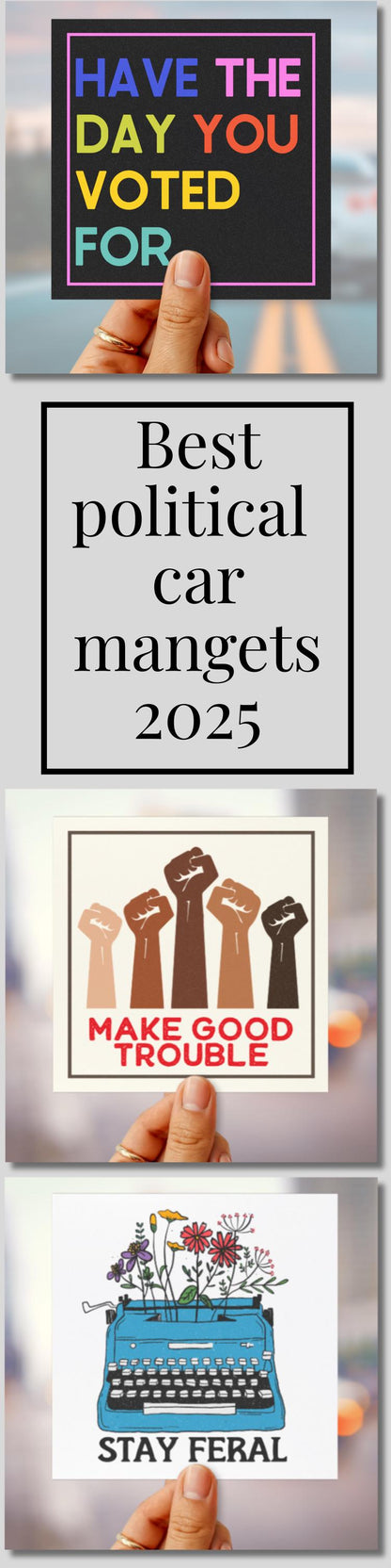 Anti Trump car magnet FDT bumper sticker leopards eating faces car decal anti MAGA car magnet hands off protest gift idea resist car magnet