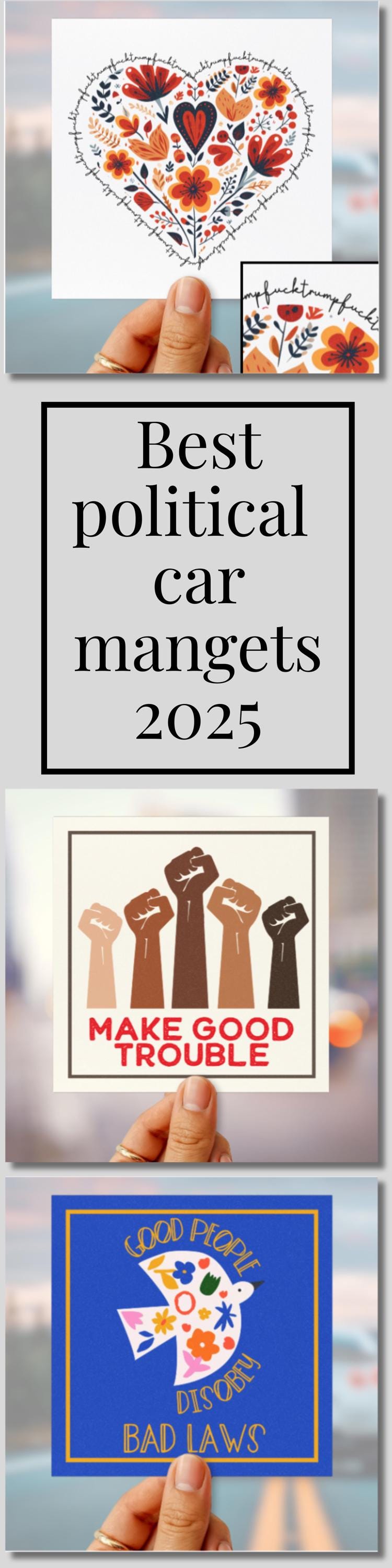 Subtle anti Trump car magnet FDT bumper sticker funny feminist car decal smash the patriarchy car magnet FAFO anti MAGA gift idea resist