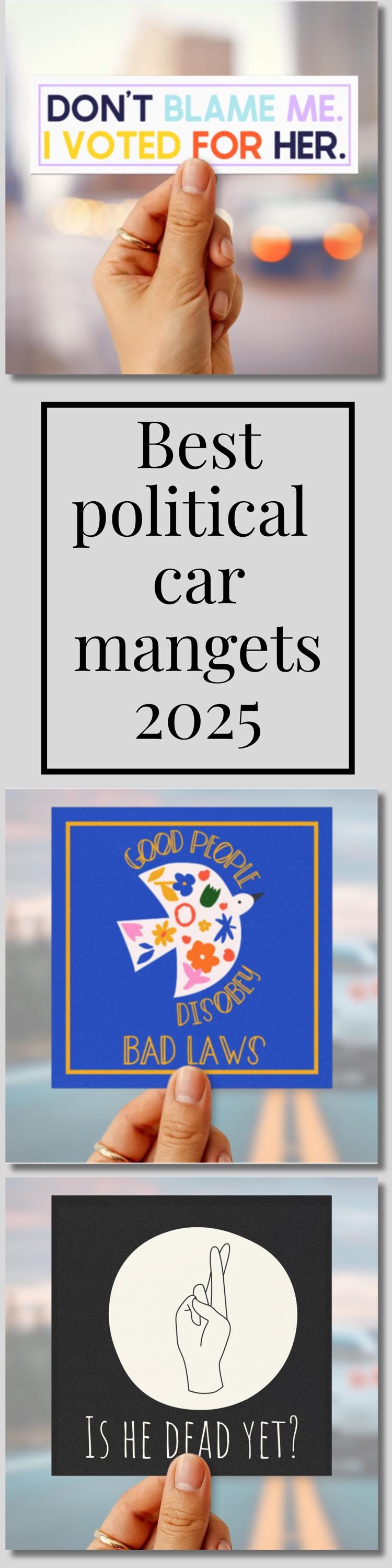 Anti Trump car magnet not my president bumper sticker FDT magnet feminist gift idea protest car magnet political bumper sticker feminism