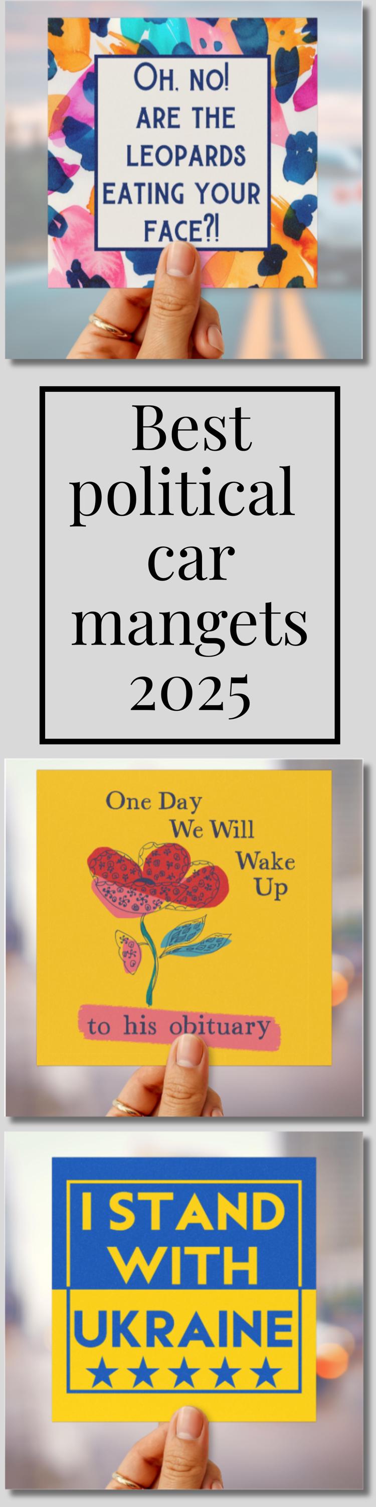 Subtle f*ck Trump car magnet anti Trump bumper sticker leopards eating faces party car decal resist funny political gift idea feminist decal