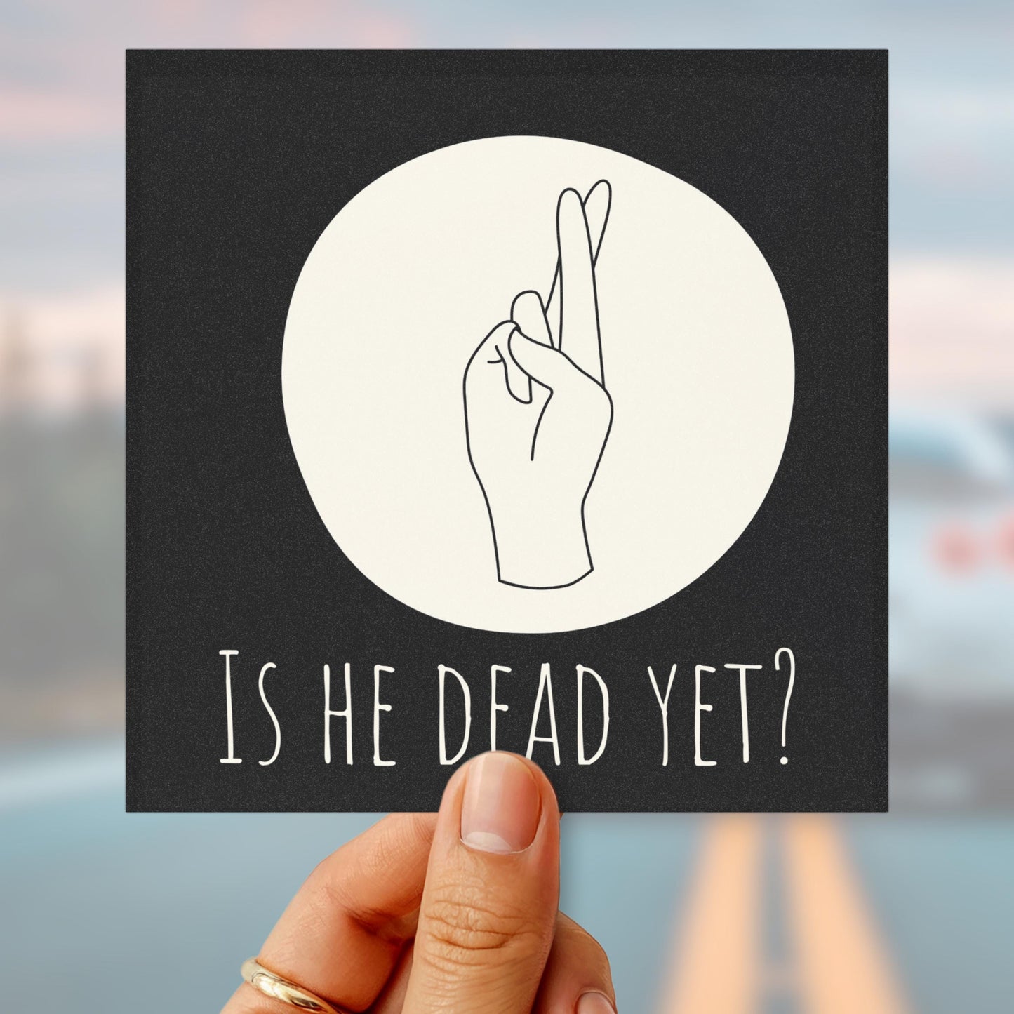 Subtle f*ck Trump Anti-MAGA Car Magnet Anti-MAGA bumper sticker leopards eating faces party FAFO gift bumper magnet antifascism merch