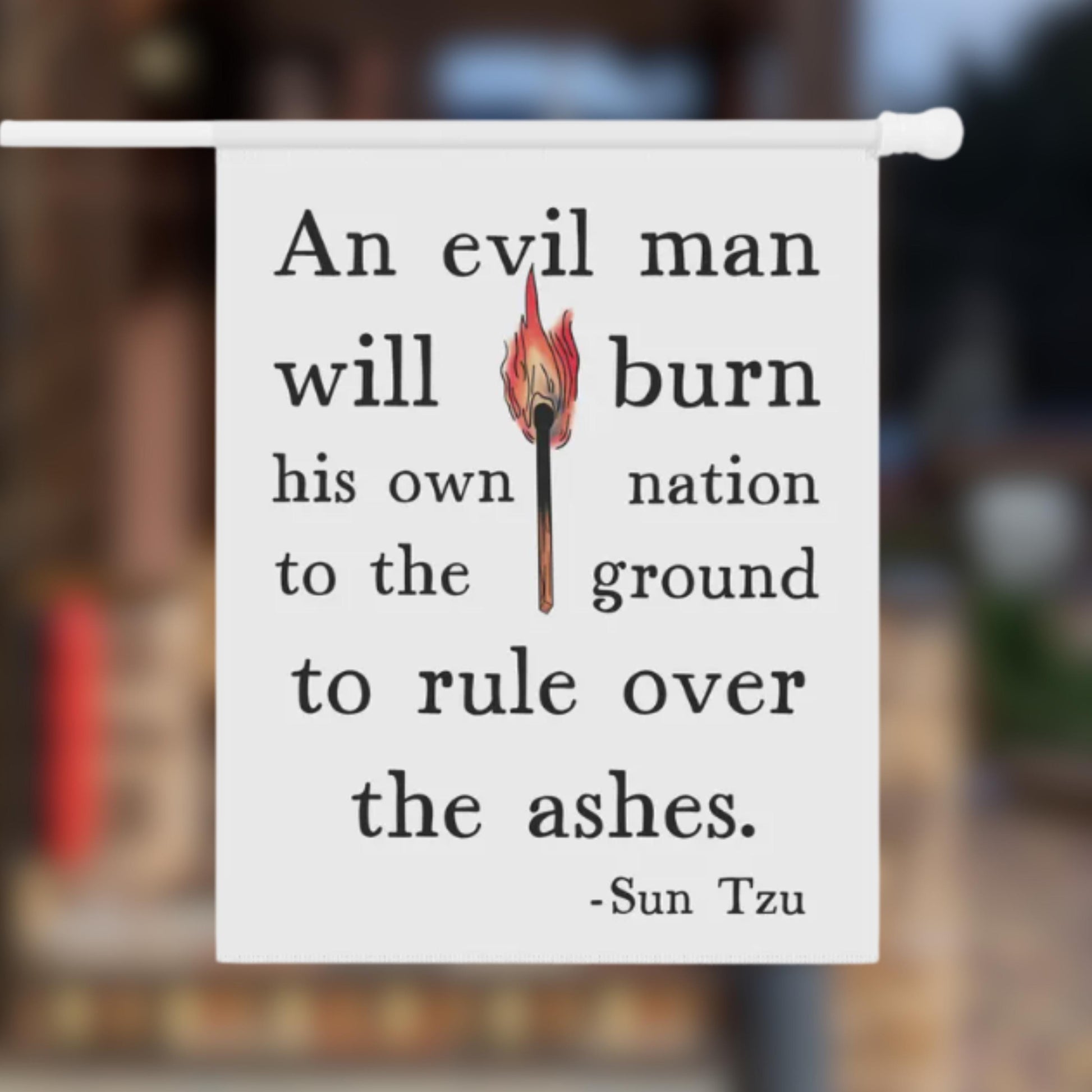 defend democracy house flag