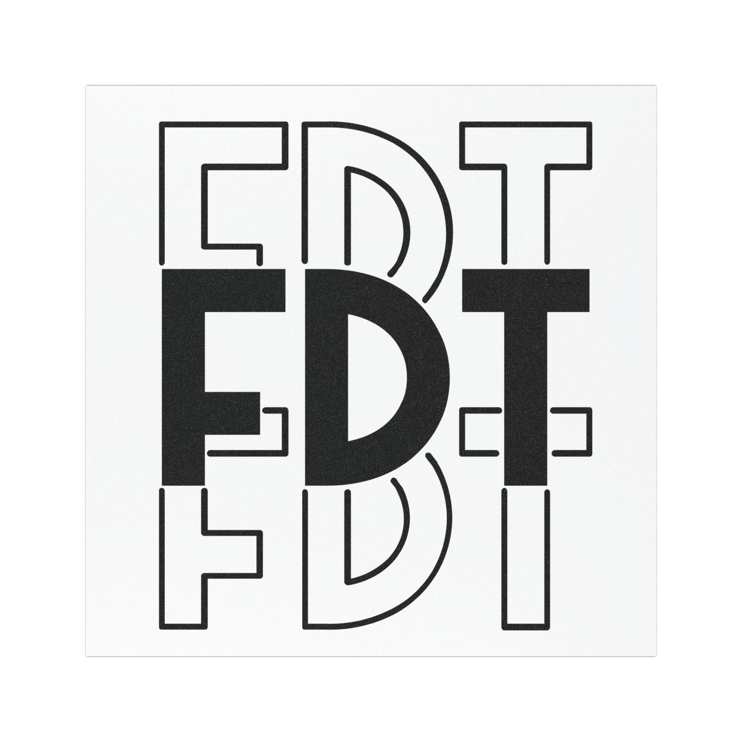 FDT car magnet subtle anti Trump bumper sticker political car decal funny political gift idea feminist car magnet political car decal resist