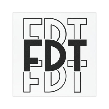 FDT car magnet subtle anti Trump bumper sticker political car decal funny political gift idea feminist car magnet political car decal resist