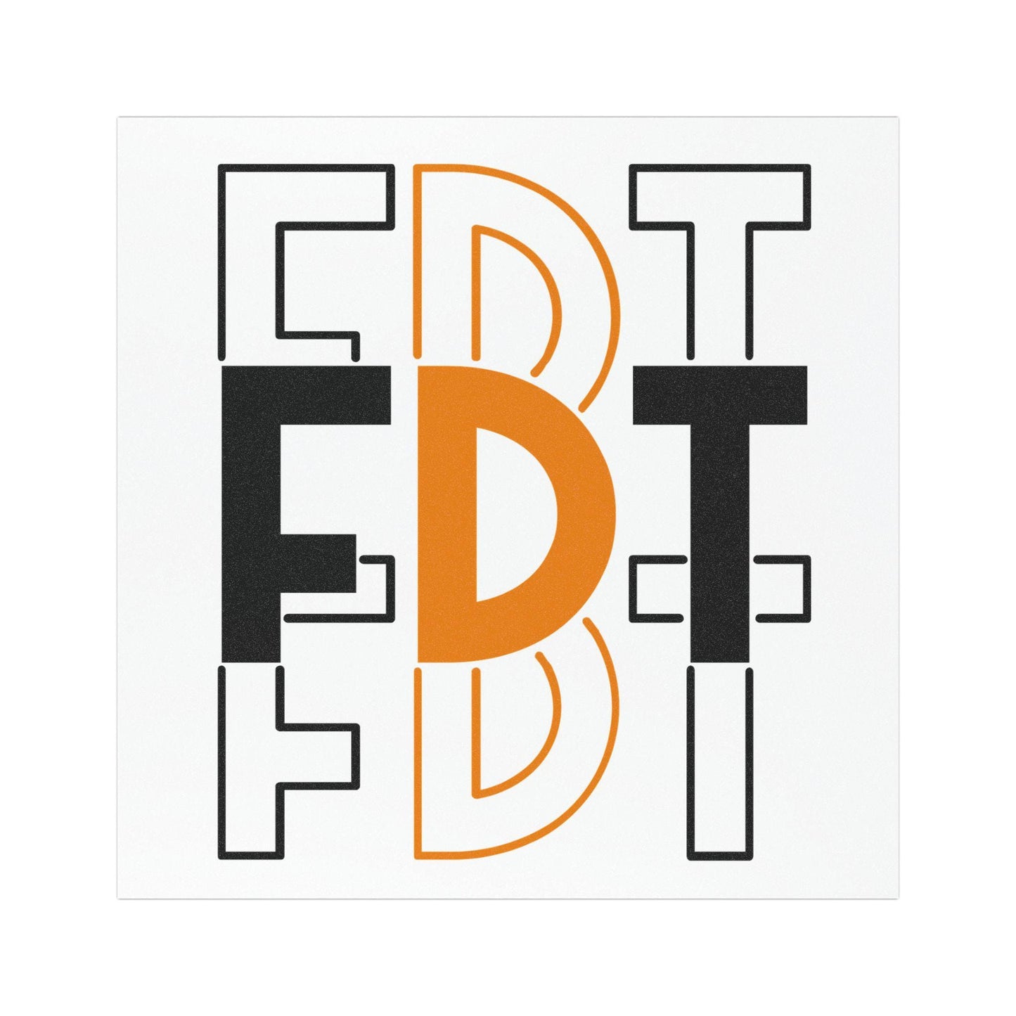 FDT car magnet subtle anti Trump bumper sticker political car decal funny political gift idea feminist car magnet political car decal resist