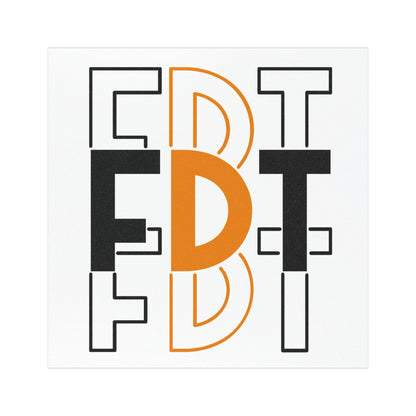 FDT car magnet subtle anti Trump bumper sticker political car decal funny political gift idea feminist car magnet political car decal resist