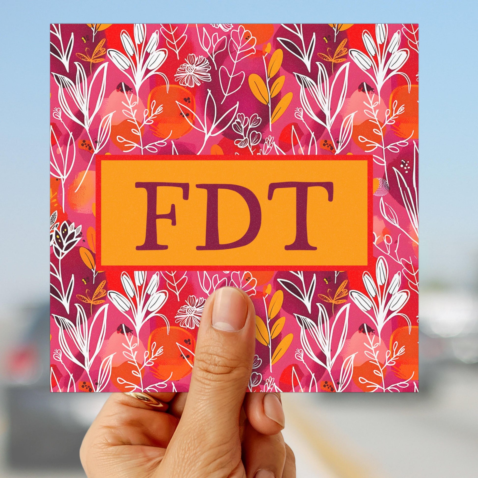 FDT car magnet subtle fuck Trump bumper sticker