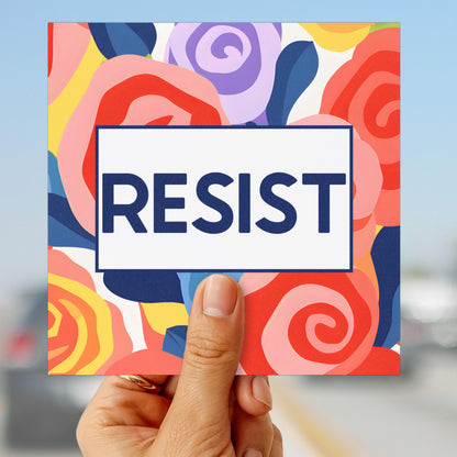 Resist car magnet anti Trump FDT bumper sticker