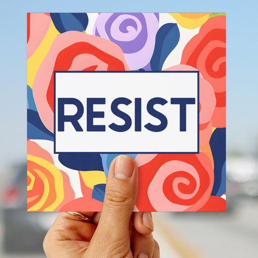 Resist car magnet anti Trump FDT bumper sticker