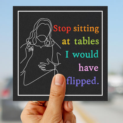 Christian car magnet anti nationalism bumper sticker