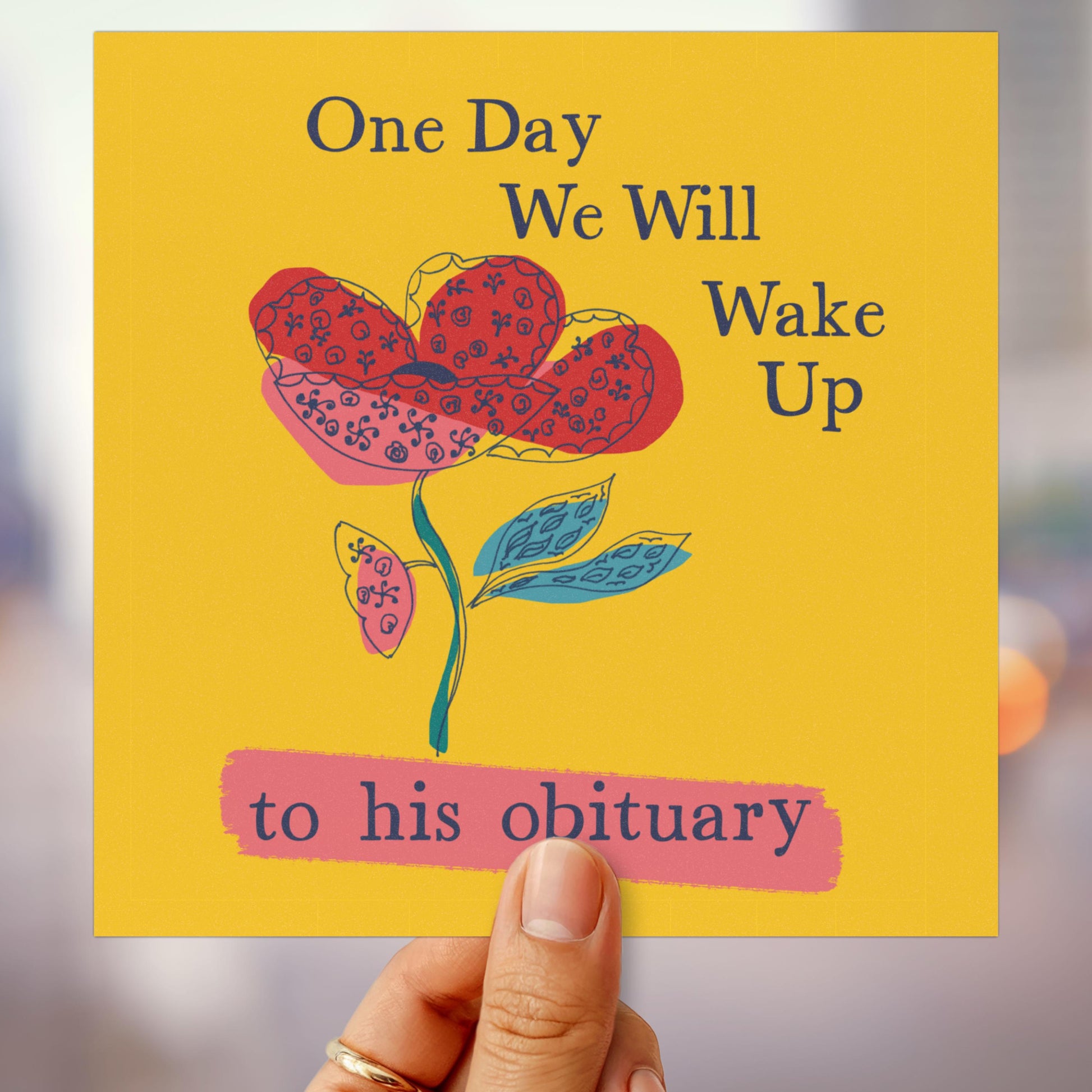 Subtle Anti Trump car magnet fuck trump bumper sticker