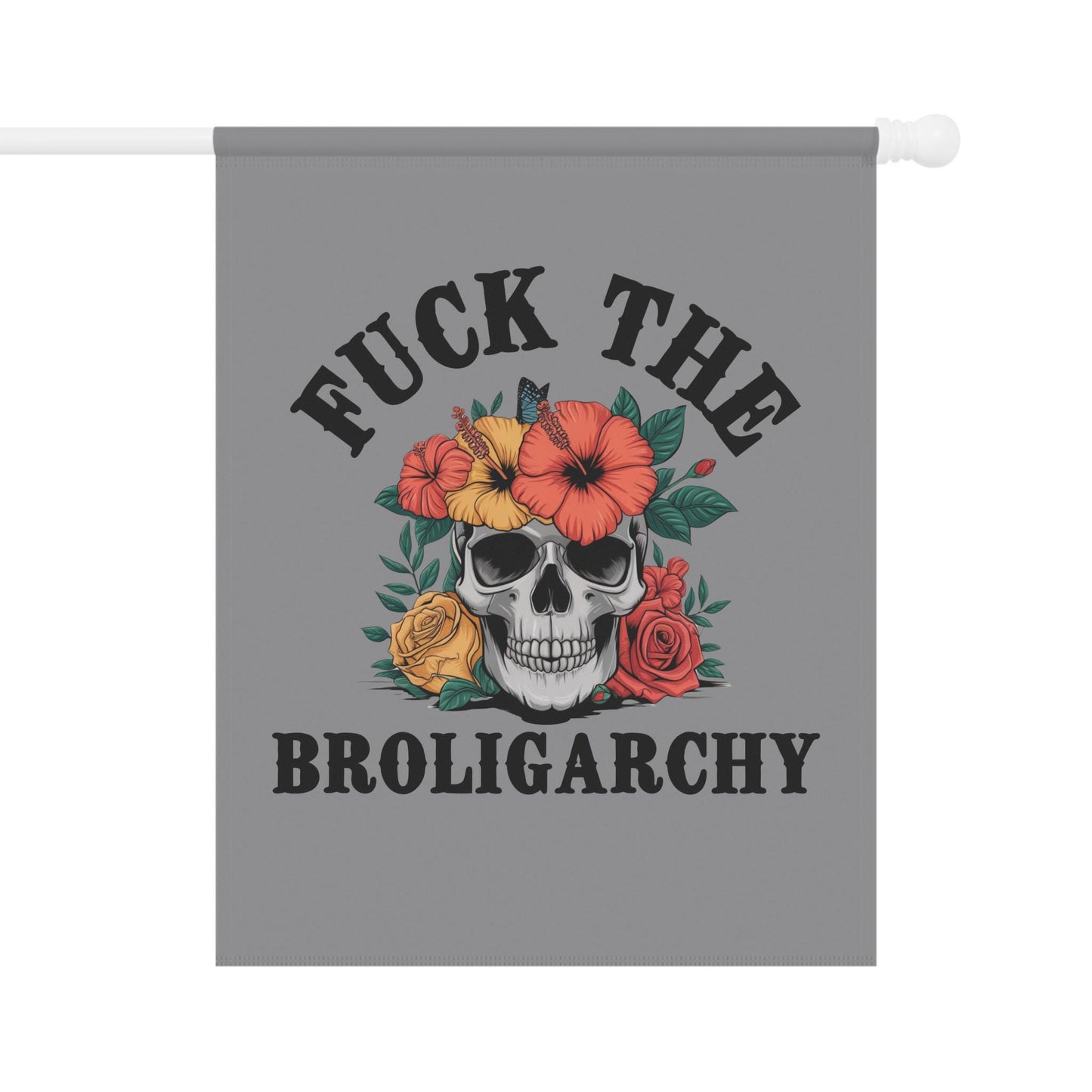 Anti oligarchy house flag funny political garden banner feminist yard flag subtle anti Trump flag resistance movement sign not my president