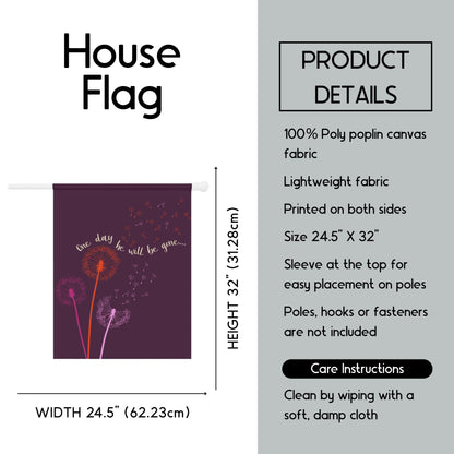 Subtle anti Trump flag hidden message garden banner is he dead yet yard sign not my president flag funny political gift idea impeach Trump