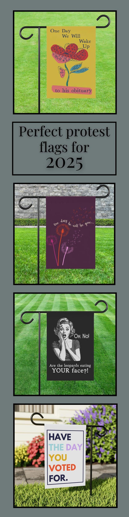 anti fascism garden banner