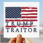 Trump traitor car magnet anti Trump bumper sticker FDT anti republican car magnet anti MAGA car decal never trumper gift idea pro democracy