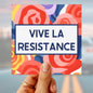 Vive la resistance car magnet anti Trump bumper sticker resist car decal revolutionary car magnet political gift idea feminist car magnet