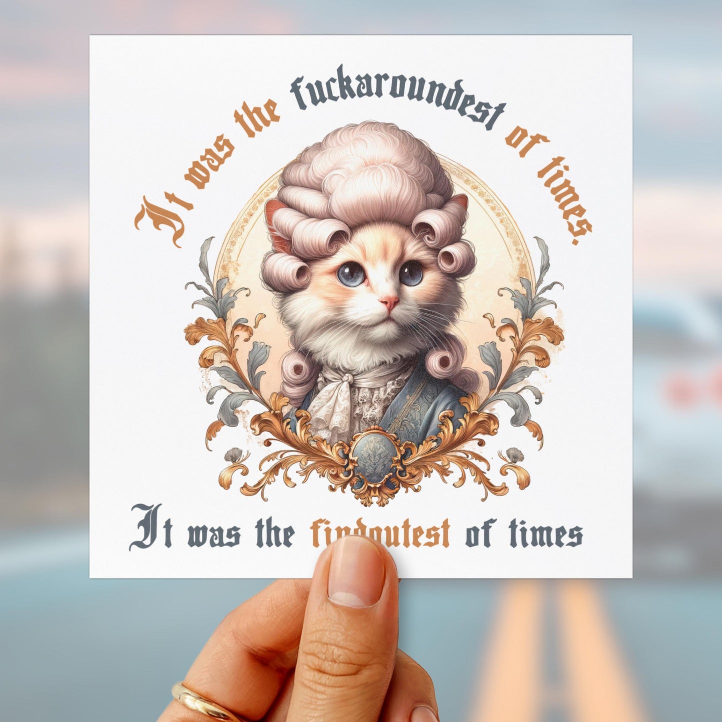 FAFO car magnet subtle anti Trump hidden message bumper sticker FDT decal leopards eating faces party car magnet funny political gift idea