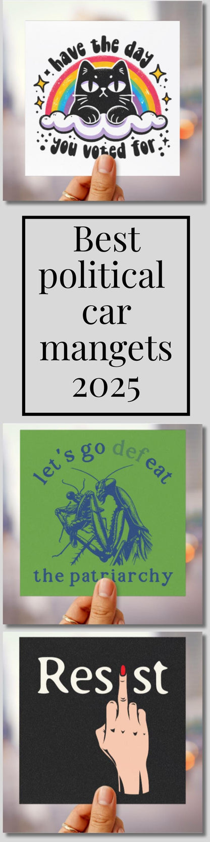 Anti Trump car magnet FDT bumper sticker leopards eating faces car decal anti MAGA car magnet hands off protest gift idea resist car magnet