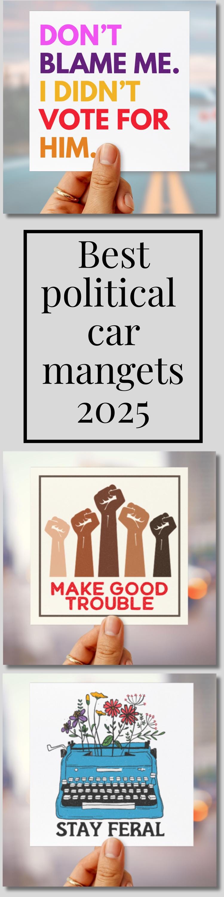 F*ck Trump car magnet FDT bumper sticker funny anti Trump car decal anti war car magnet hands off protest merch resist car decal feminist