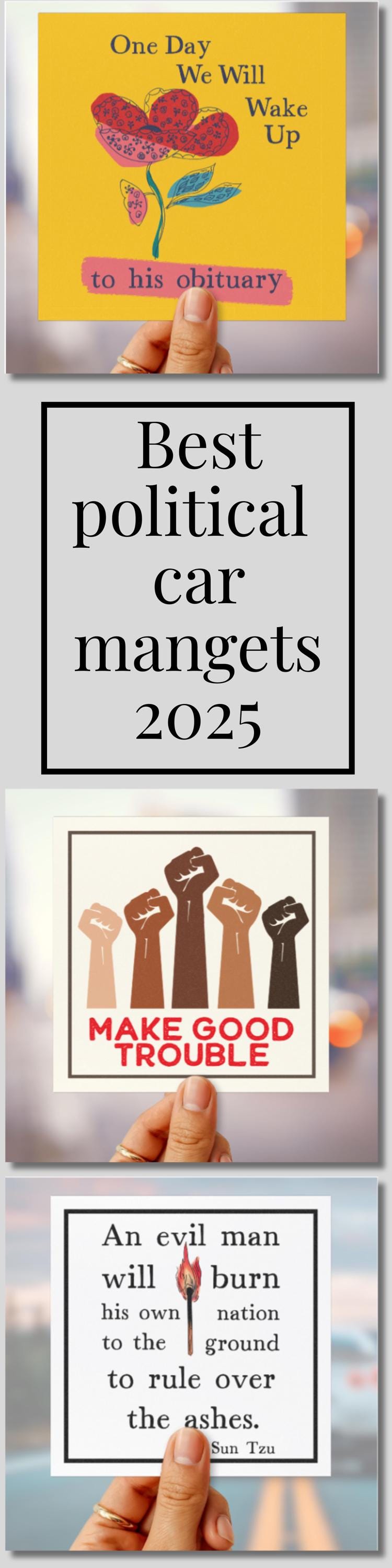 Subtle Anti Trump car magnet f*ck trump bumper sticker is he dead yet magnet not my president car decal are we great yet sticker resistance