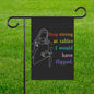 Progressive Christian garden banner