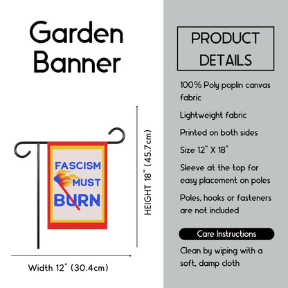 Anti fascism garden banner resist house flag anti Trump yard sign subtle anti MAGA flag foxtrot delta tango sign defend democracy house flag
