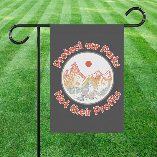 Protect our parks house flag