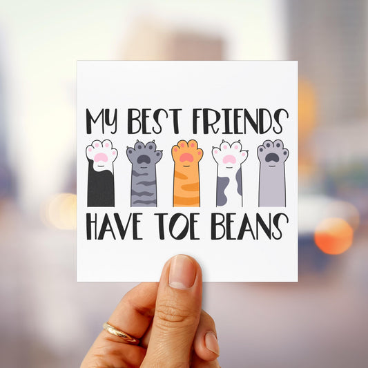 cat mom dad gift idea kitty toe beans
