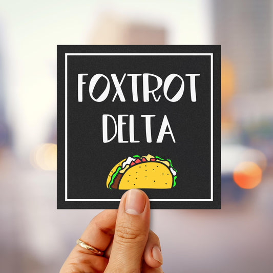 Taco Trump car magnet