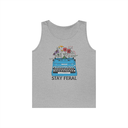 Feral shirt feminist tank top book lover gift ideas lgbtq rights shirt anti fascism shirt political gifts for liberals shirt anti patriarchy